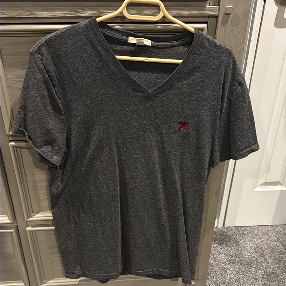 Burberry Gray Short Sleeve Tee